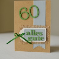 Love & Lilies // Karte Alles Gute zum 60. Geburtstag 5